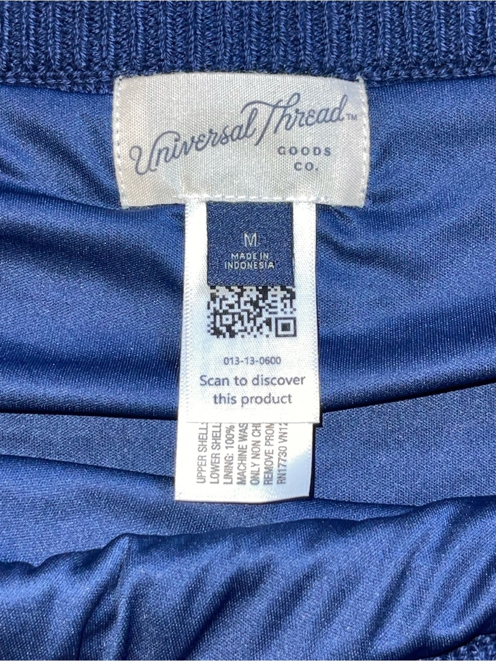 NWT Universal Thread Blue Openwork Sweater Knit A-Line Skirt size M - Picture 7 of 7